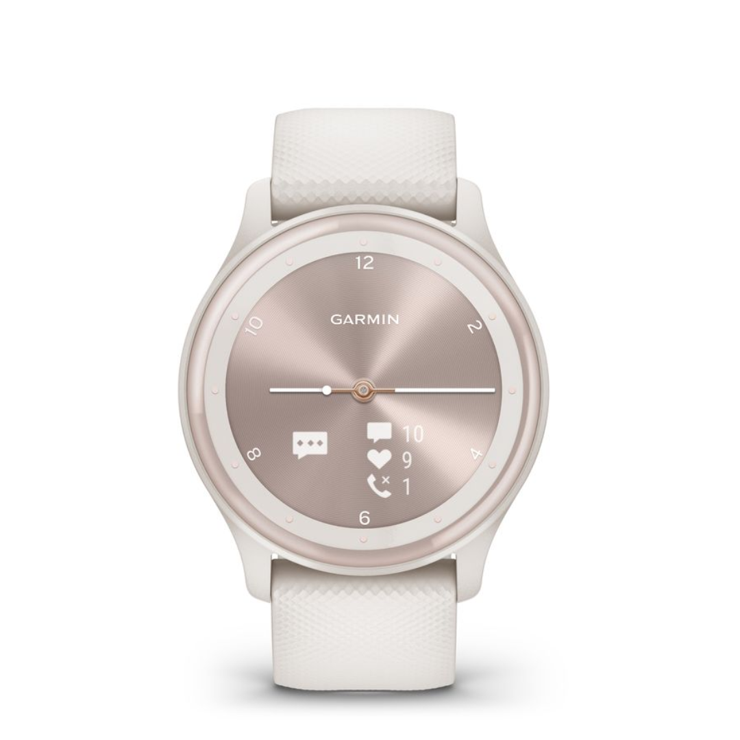Garmin Vivomove Sport White cream Silicone (Open Box)