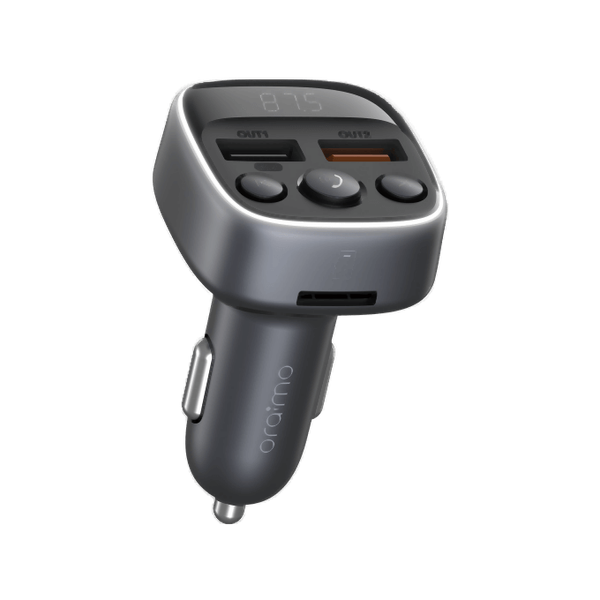 Oraimo Boulevard Car Charger + Mp3 Dark Chrome