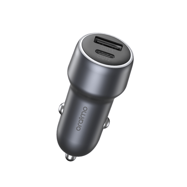 Oraimo Bullet 48 Duo 48w Car Charger Dark Chrome