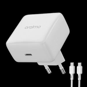 Oraimo Powercube 20 Chic 20w Gan Wall Charger + Type C-c Cable White
