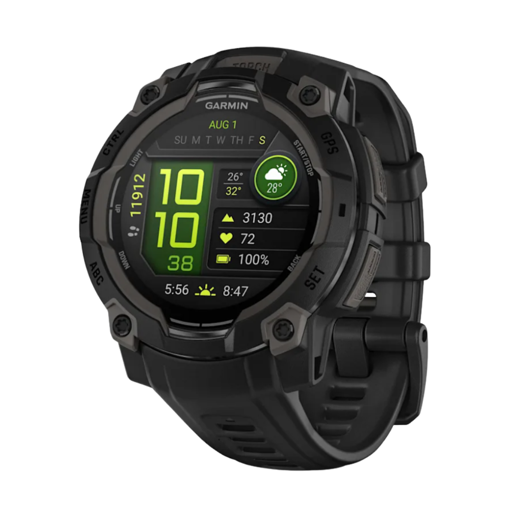 Garmin Instinct 3 45mm AMOLED Black Bezel with Black Band