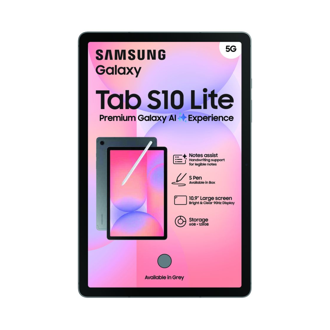 Samsung Galaxy Tab S10 Lite 128GB 5G Tablet - Grey
