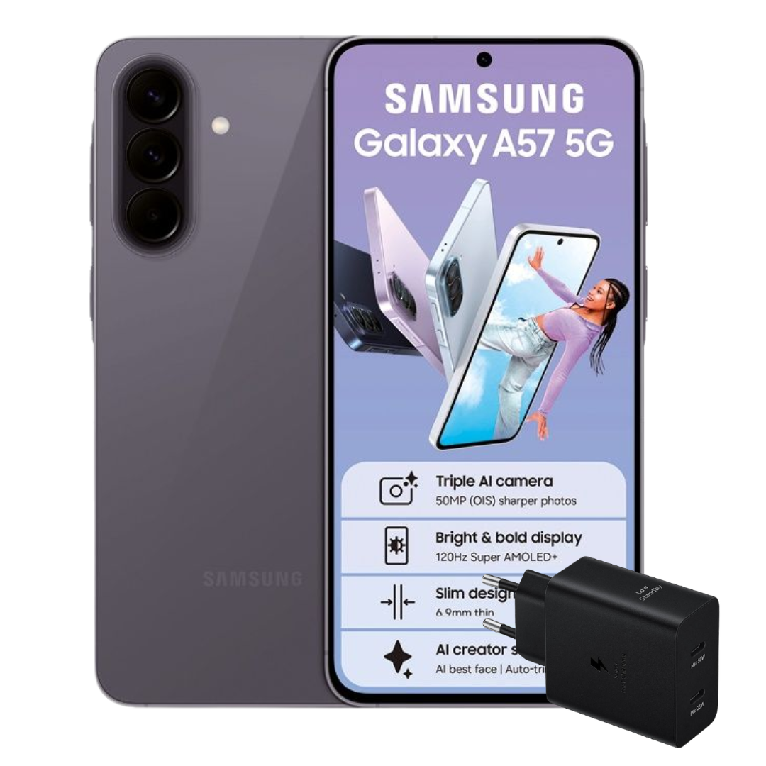 Samsung A57 5G Grey 256GB Bundle