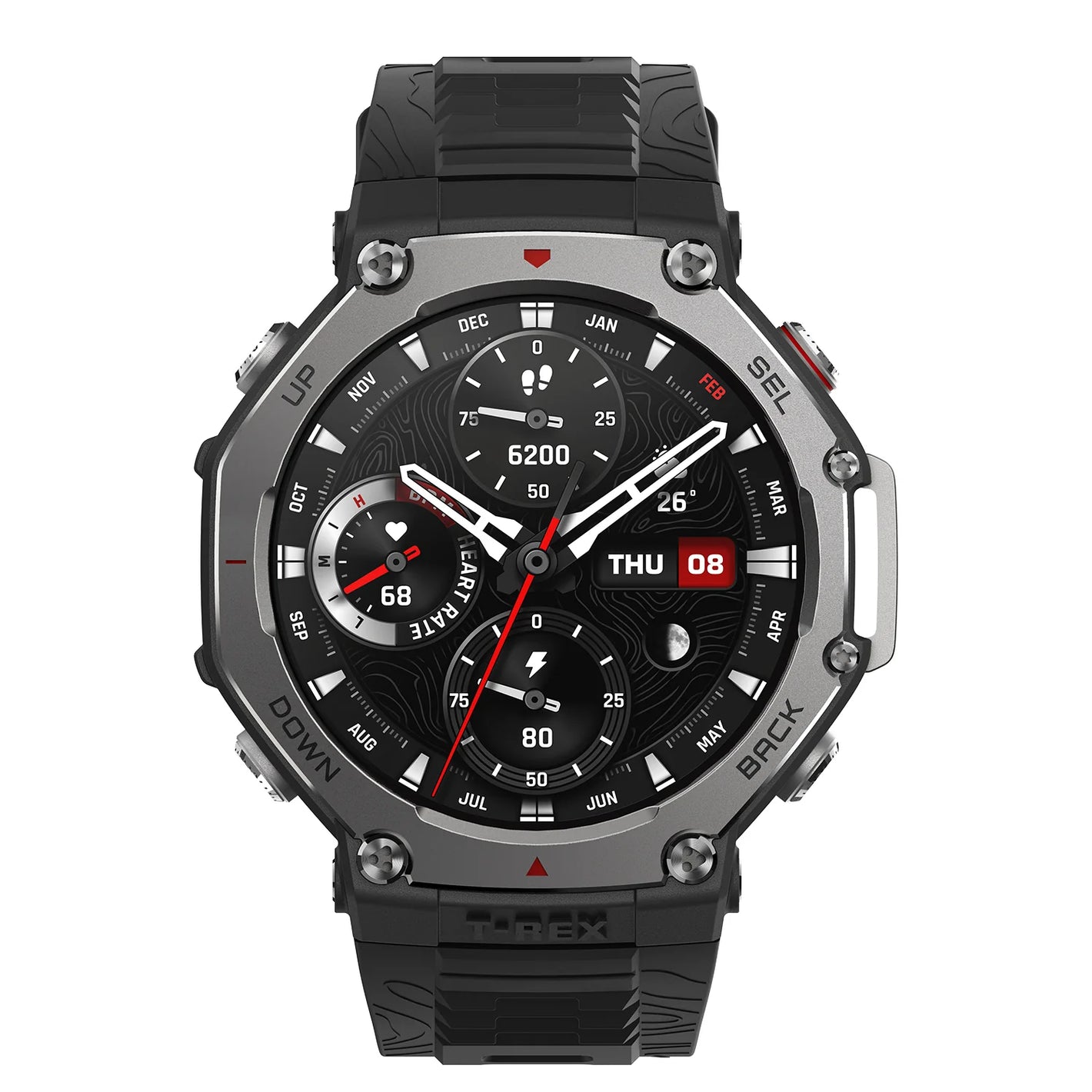 Amazfit T-Rex 3 | 48mm – Rugged Outdoor – Colour Onyx/Black - B Grade