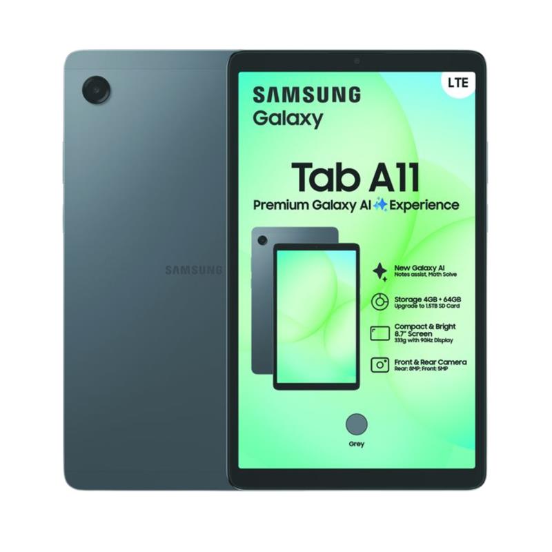 Samsung Galaxy Tab A11 (X135) 8.7" 64GB LTE Tablet - Grey
