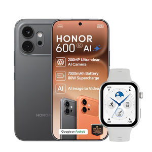 Honor 600 256gb Black DS + Honor Watch Choice 2i White