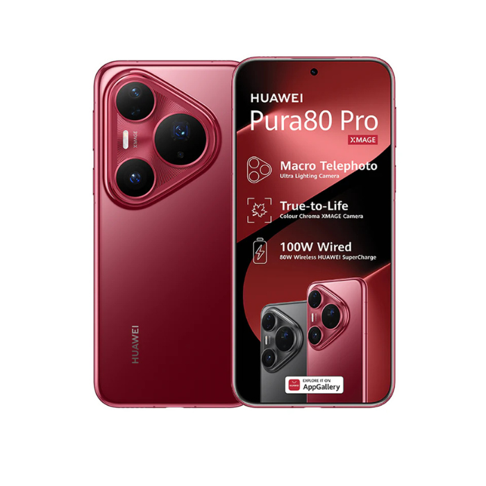 Huawei Pura 80 Pro 512GB Glazed Red Dual SIM