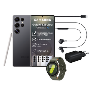 Samsung Galaxy S25 Ultra 5G 256GB DS + Galaxy Watch7 40mm Green + Earphones + Power adapter